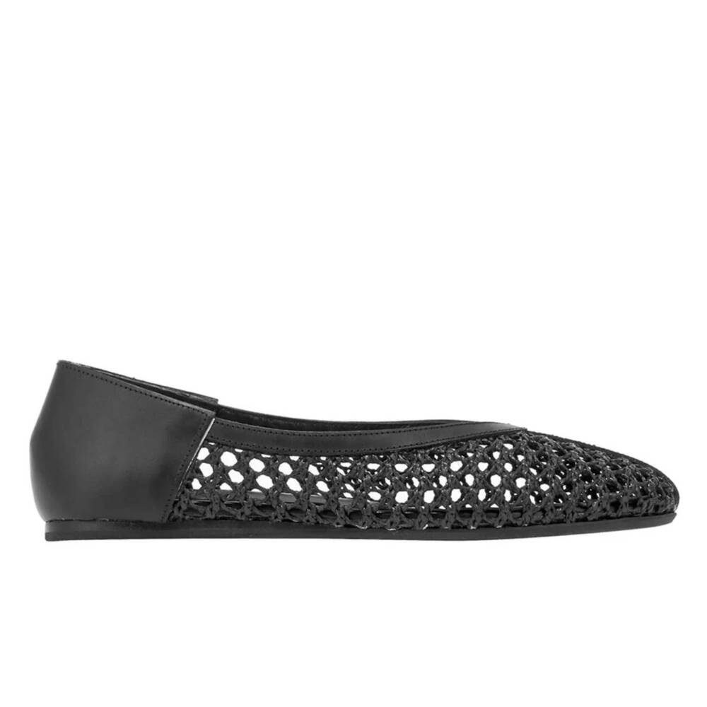 NEW ANCIENT GREEK SANDALS women's aeropi flat in black